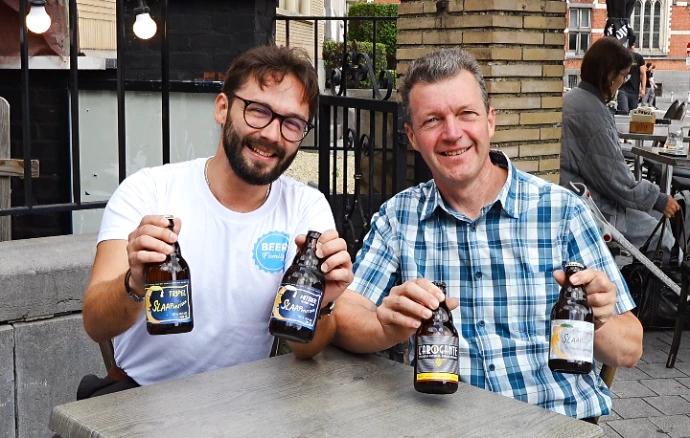 Beer Family members showing some beers